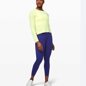 lululemon fast and free crop 7/8" tight II, Nulux 25" size